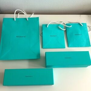 Tiffany bags and boxes